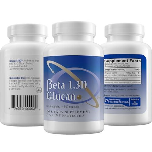 Transfer Point Transfer Point Beta 1, 3-D glucan 500mg 60 Capsules