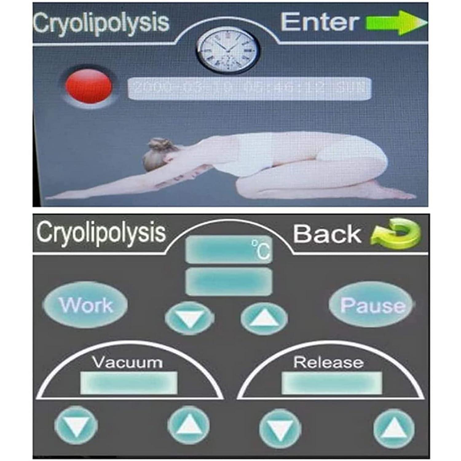 LZDOYY LZDOYY Cryolipolysis Machine Fat Freezing Machine Fat Freezing Treatment Freezing Lipolysis Machine Fat Freezing Slimming Beauty Machine To Lose Weight Burn Fat Slimming Body Sculpting,220V