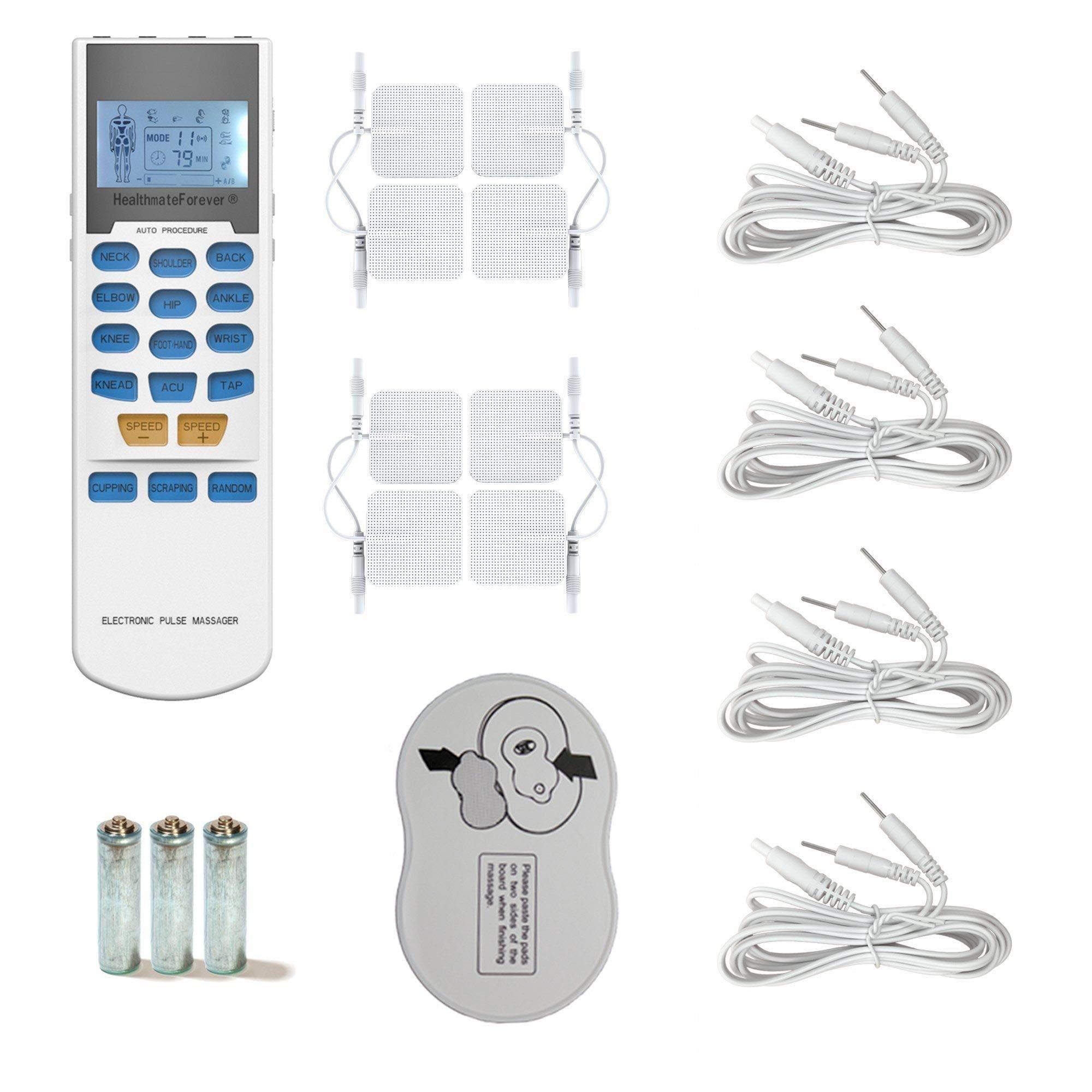 HealthmateForever Healthmateforever Fda Cleared Yk15Ab Hand Held Electrotherapy Device for Pain Relief and Relaxation Electronic Pulse Massager-Excellent Muscle Stimulator for Electrotherapy Pain Management