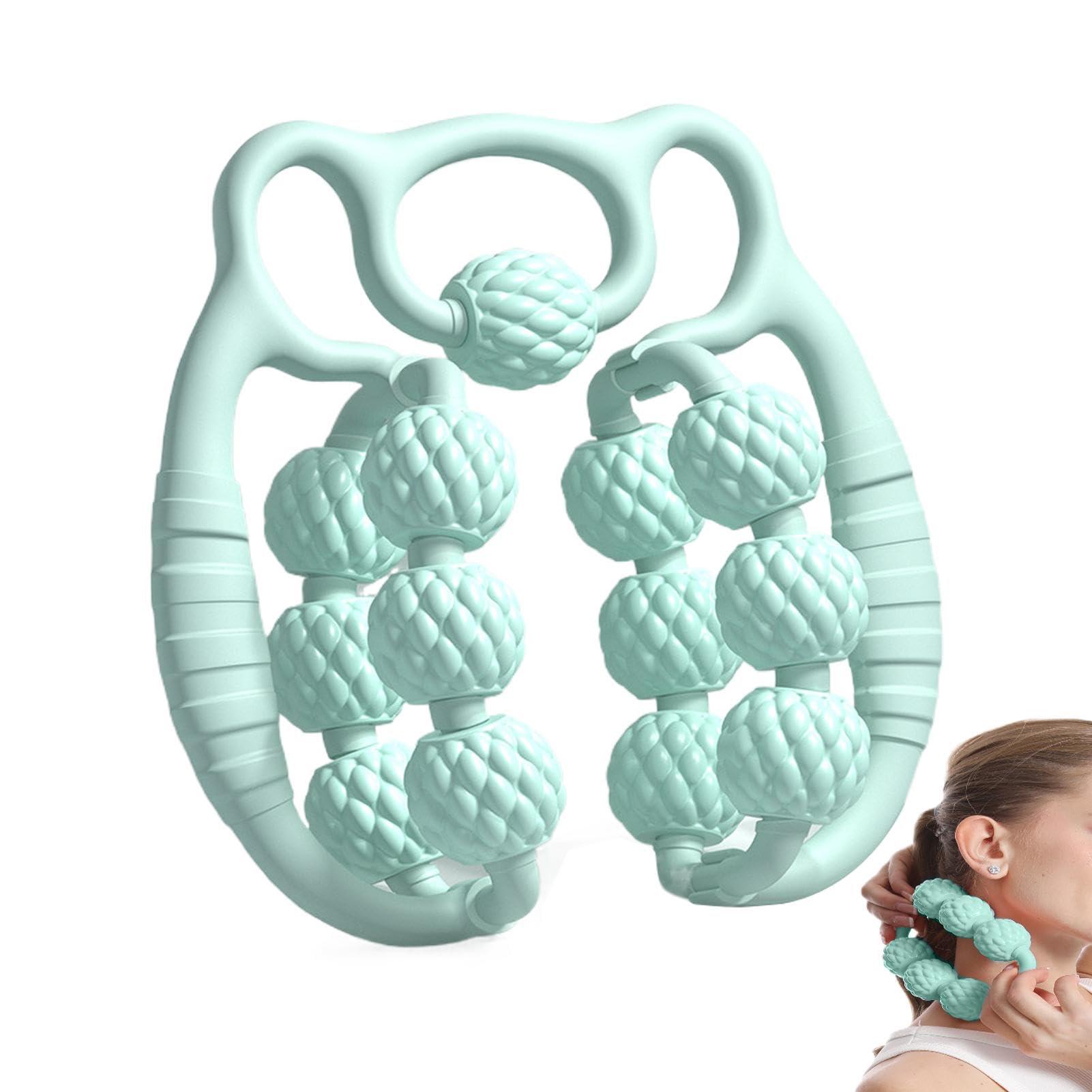 Wpsagek Wpsagek Leg Roller - Double-Row Ring Leg Massager - Body Massage Tools, Muscle Roller, Deep Tissue Massager, Hand Roller for Muscle Soreness, Stiffness and Tightness