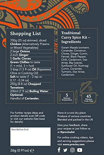 Previns Previns - Traditional Curry Spice Kit - 26g