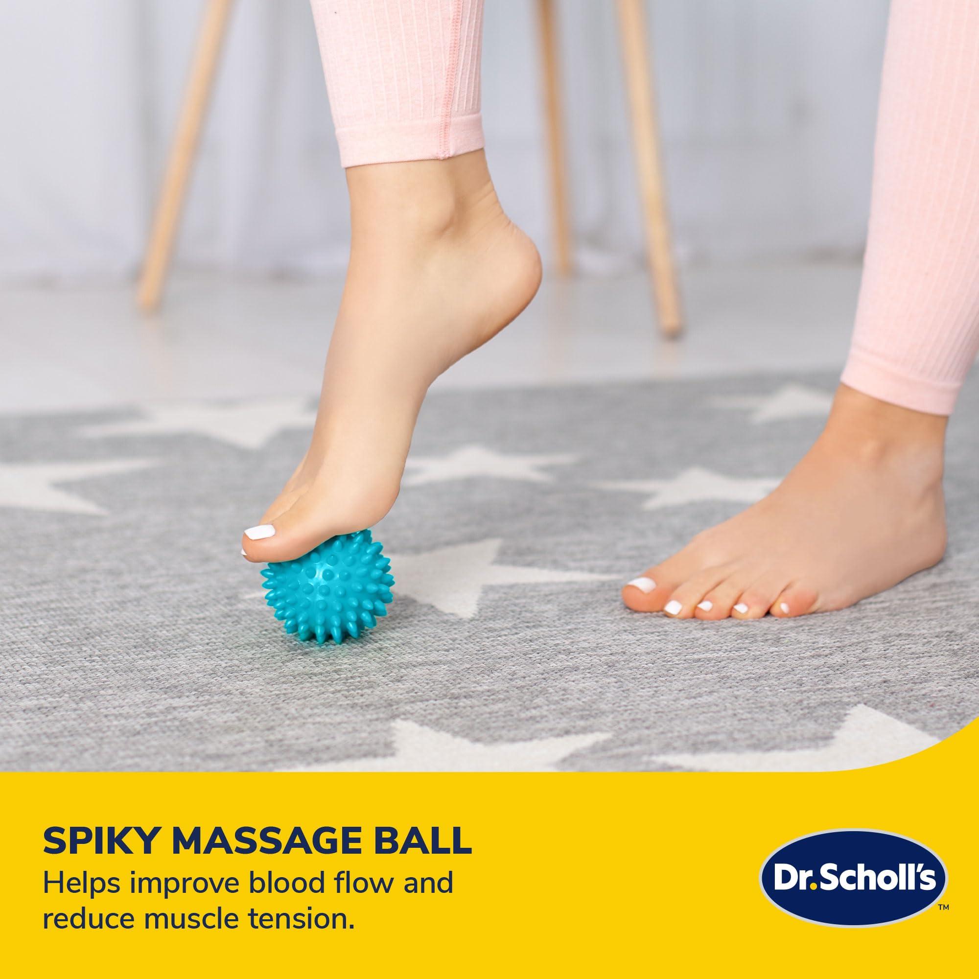 Dr. Scholl\'s Dr. Scholl\'s 5-in-1 Stretch and Recovery Massager Set, Includes Hollow Core Massage Roller with End Caps, Muscle Roller Stick, Stretching Strap, Double Lacrosse Peanut, and Plantar Fascia Relief Ball