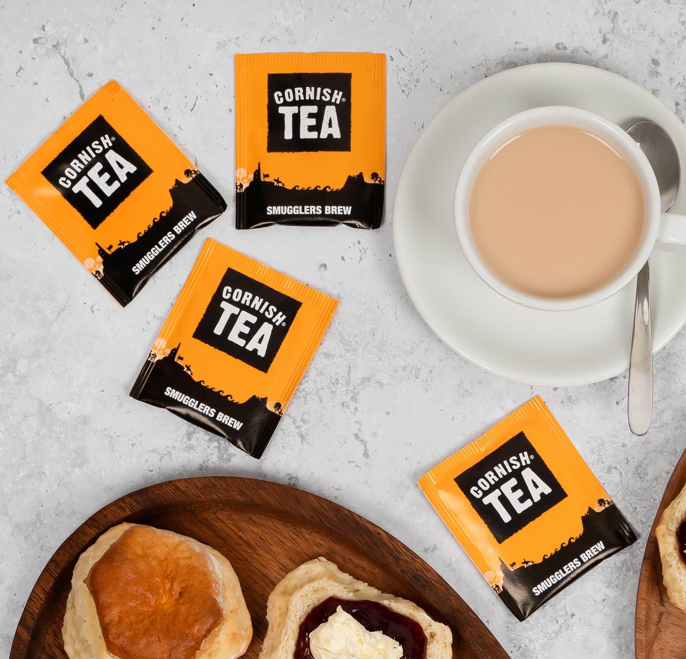 The Cornish Hamper Store Traditional Cornish Cream Tea For 2, Afternoon Tea, Hamper, Fresh Scones, Tea, Jam, Roddas Clotted Cream Cornish Biscuits 2 Traditonal Steak Pasties - Gift for Dad, Gift For HIm, FathersDay