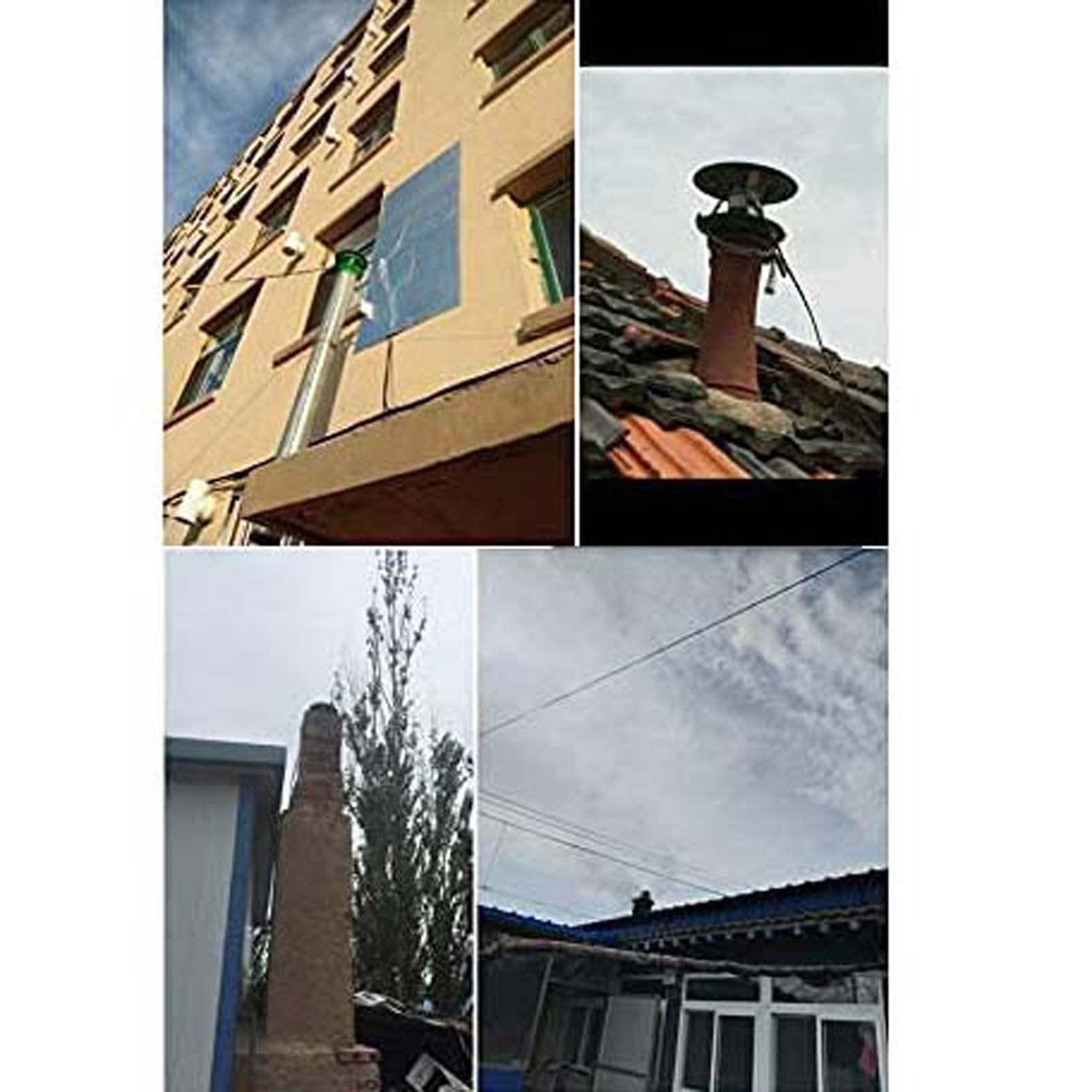 MytaYt MytaYt Chimney Fan Chimney Smoke Extractor, Chimney Extractor Fan Extractor Hood Chimney Pull Inducer Chimney Extractor Fan for Fireplace, 100 W