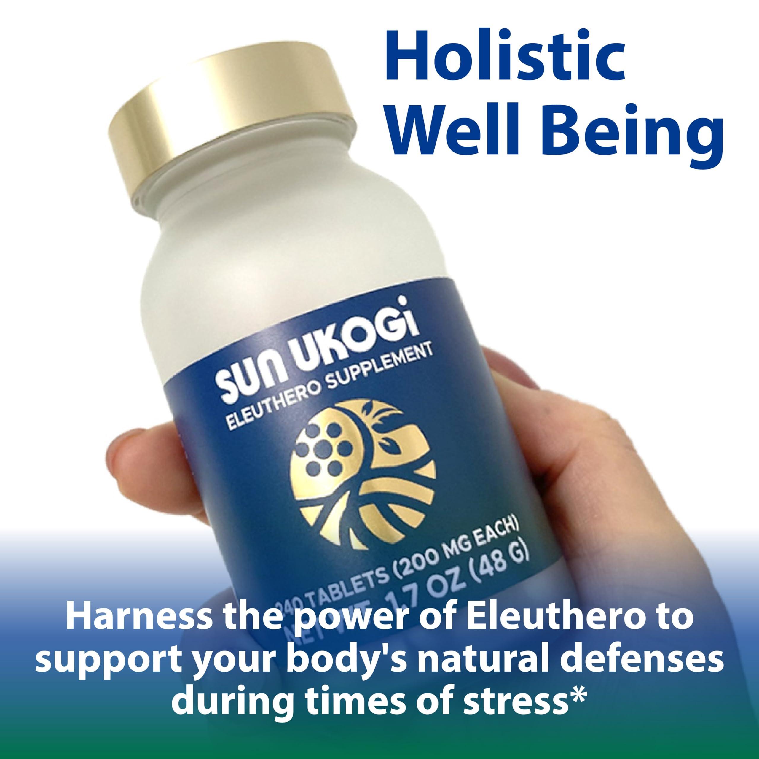 Sun Chlorella Sun Chlorella Sun Eleuthero Tablets, 200 mg, Pack of 240 Tablets