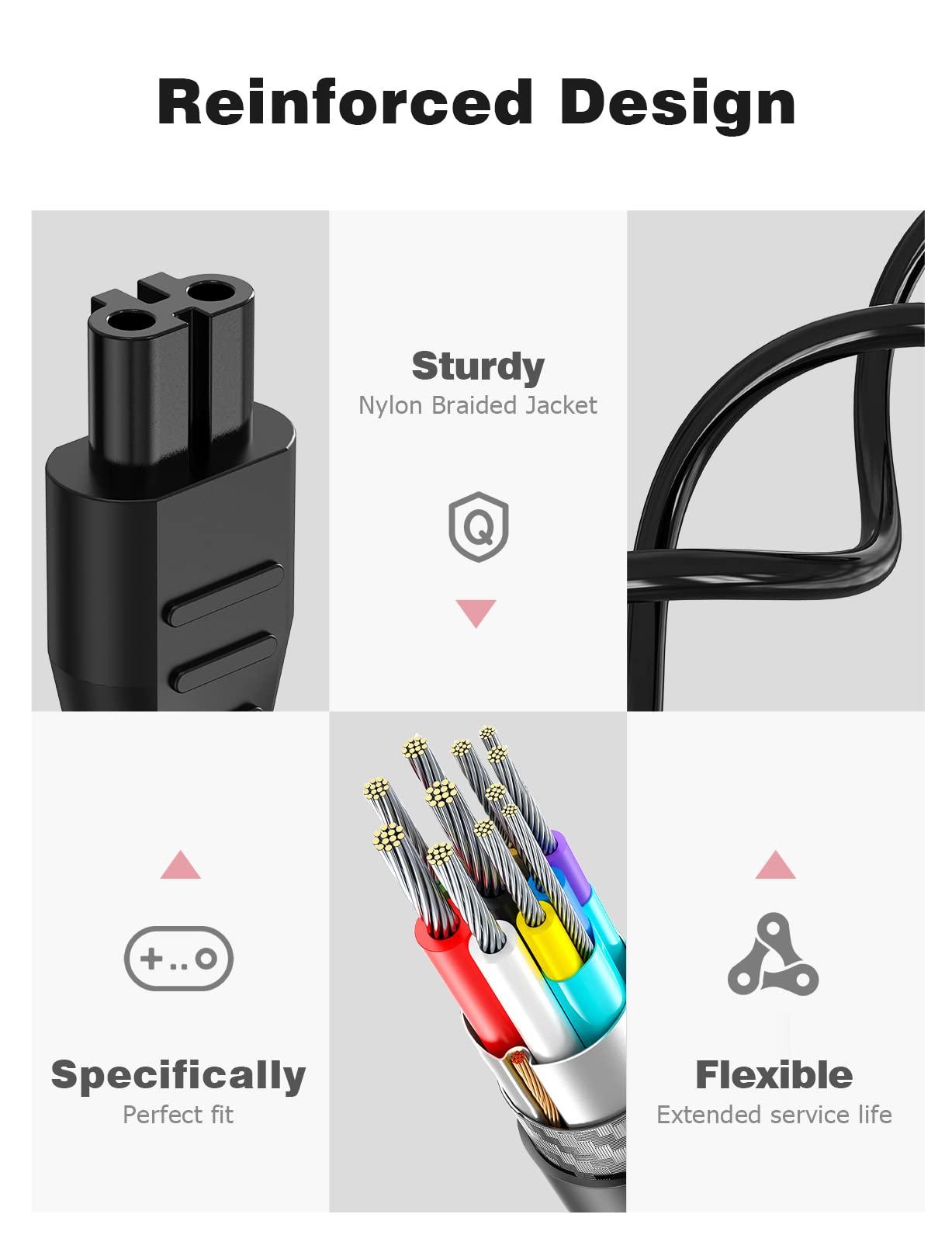 Mellbree Charger for Remington Shaver 2 Pack, Mellbree Charger Cable Compatible with Remington Beard Trimmer HC4250,MB4200,MB6850,MB4130,XR1330,XR1350,XR1450,XR1400,XR1470,XR1430,F3,PF7500