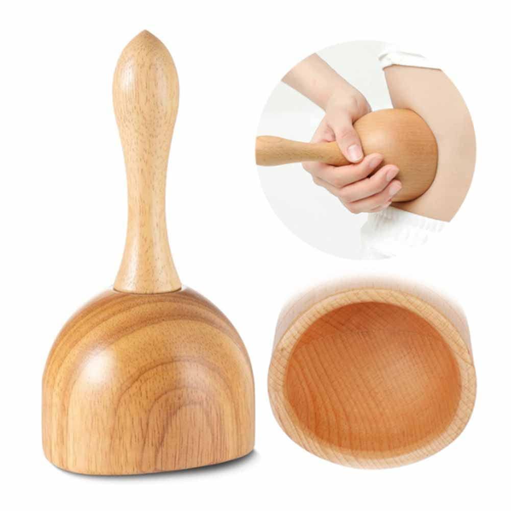 Yumin YUMIN Wood Cupping Therapy Massage Tools Cup,Lymphatic Drainage Massager Tools for Wood Therapy Body Anti-Cellulite Cup