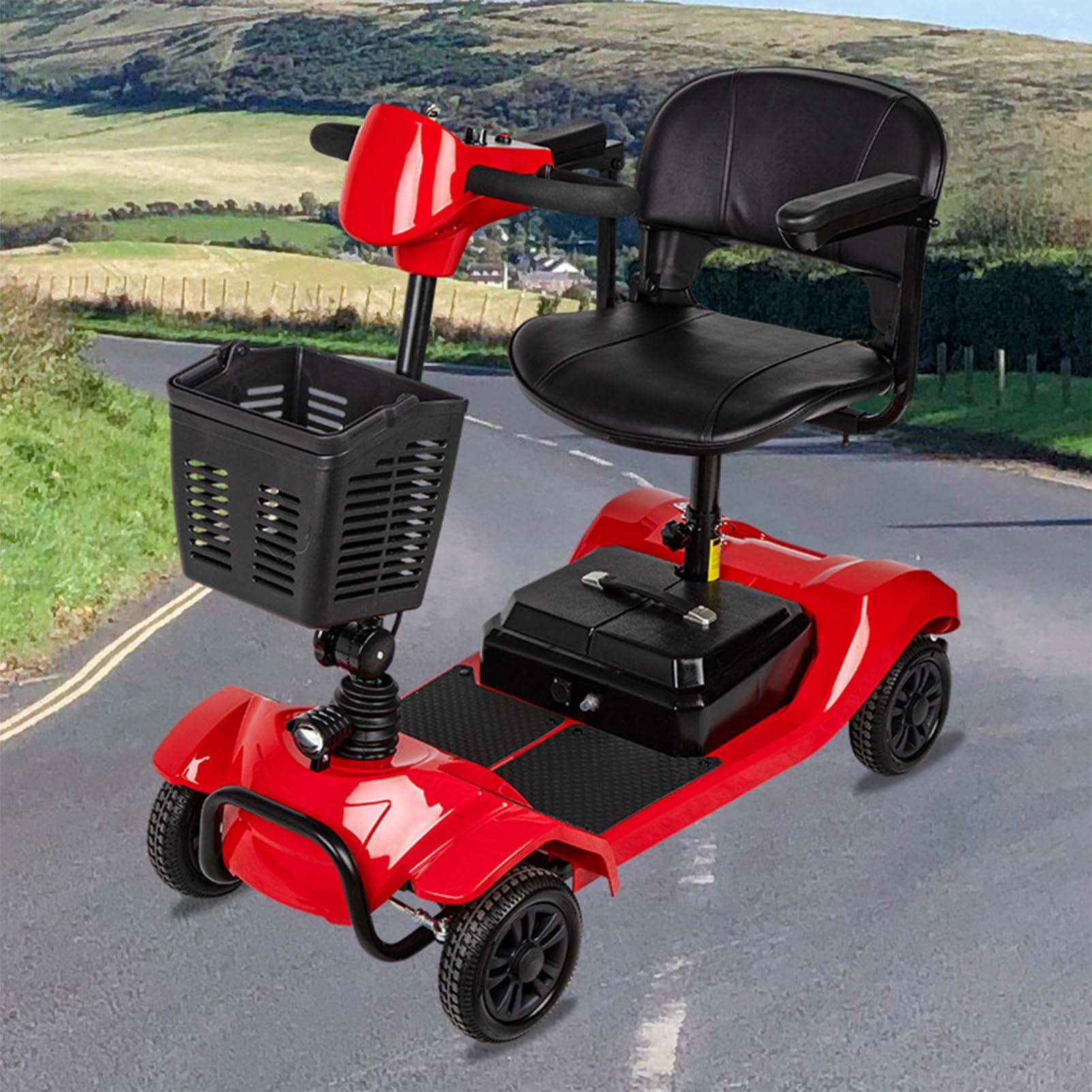 HURRISE HURRISE Mobility Scooter Basket,Large Front Basket Wheelchair Bags Baskets,Handle Portable Universal High Capacity Weather Resistance Scooter Accessories