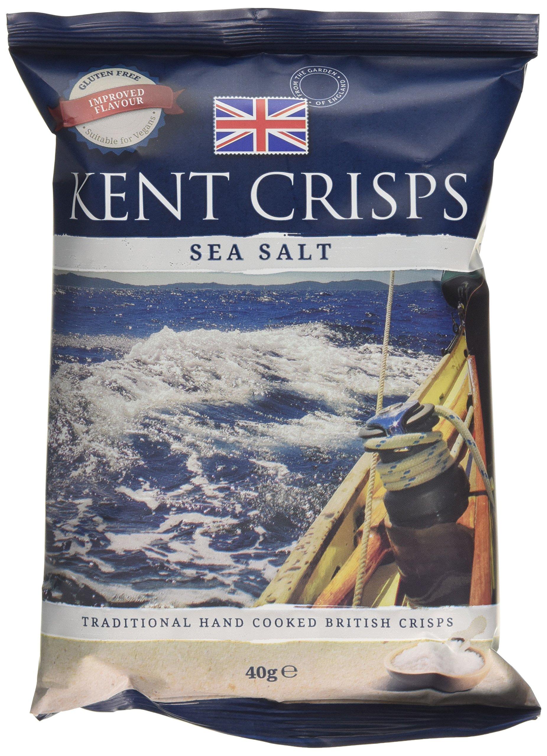 Kent Crisps Limited Kent Crisps Sea Salt 40 g (Pack of 20)