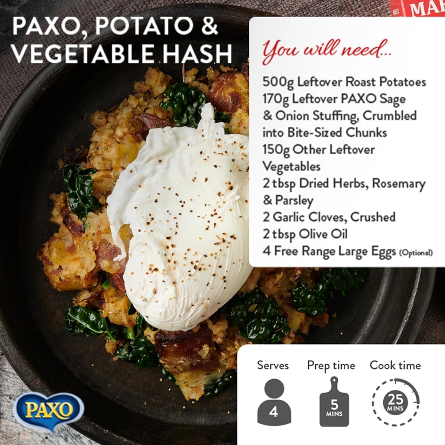 PAXO Paxo Sage and Onion Stuffing Mix, 170 g Box (Pack of 1)