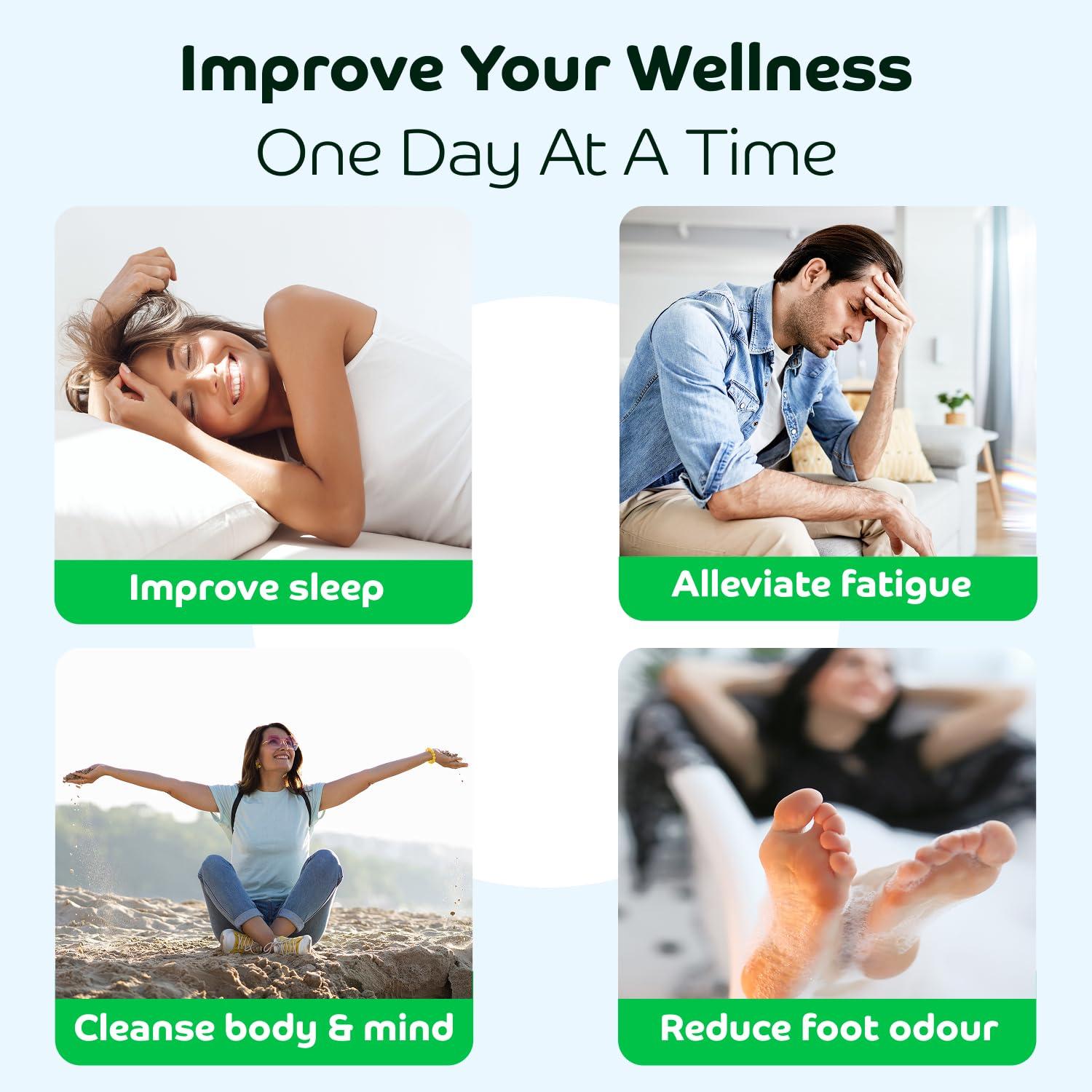 Bandoo Bandoo Detox Foot Pads | Natural Deep Cleansing Foot Pads | Japanese Foot Patches | Rana Pads | 10 Pads