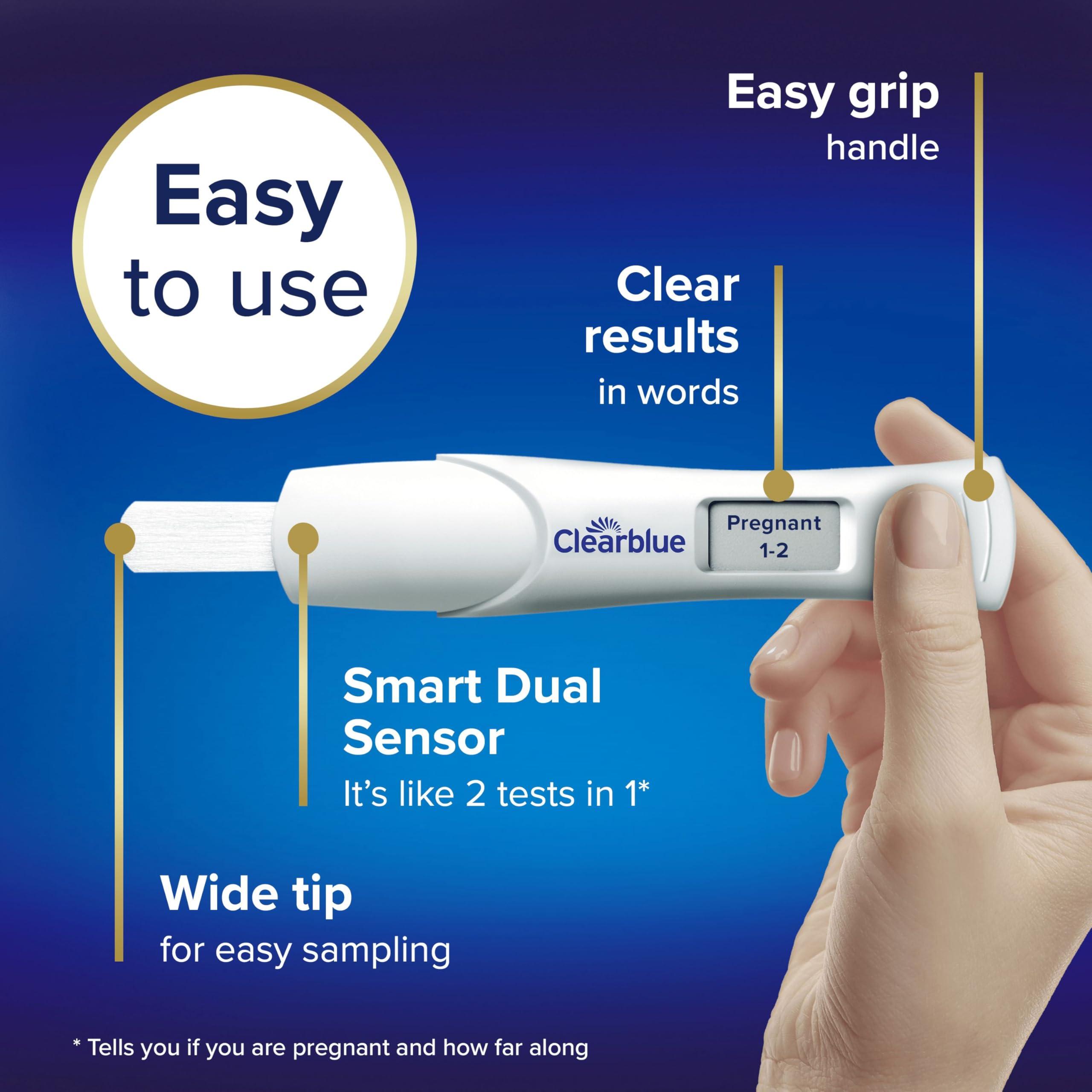 Clearblue Clearblue Pregnancy Test Digital with Weeks Indicator, Tells You How Many Weeks, 1 Digital Test, Packaging May Vary