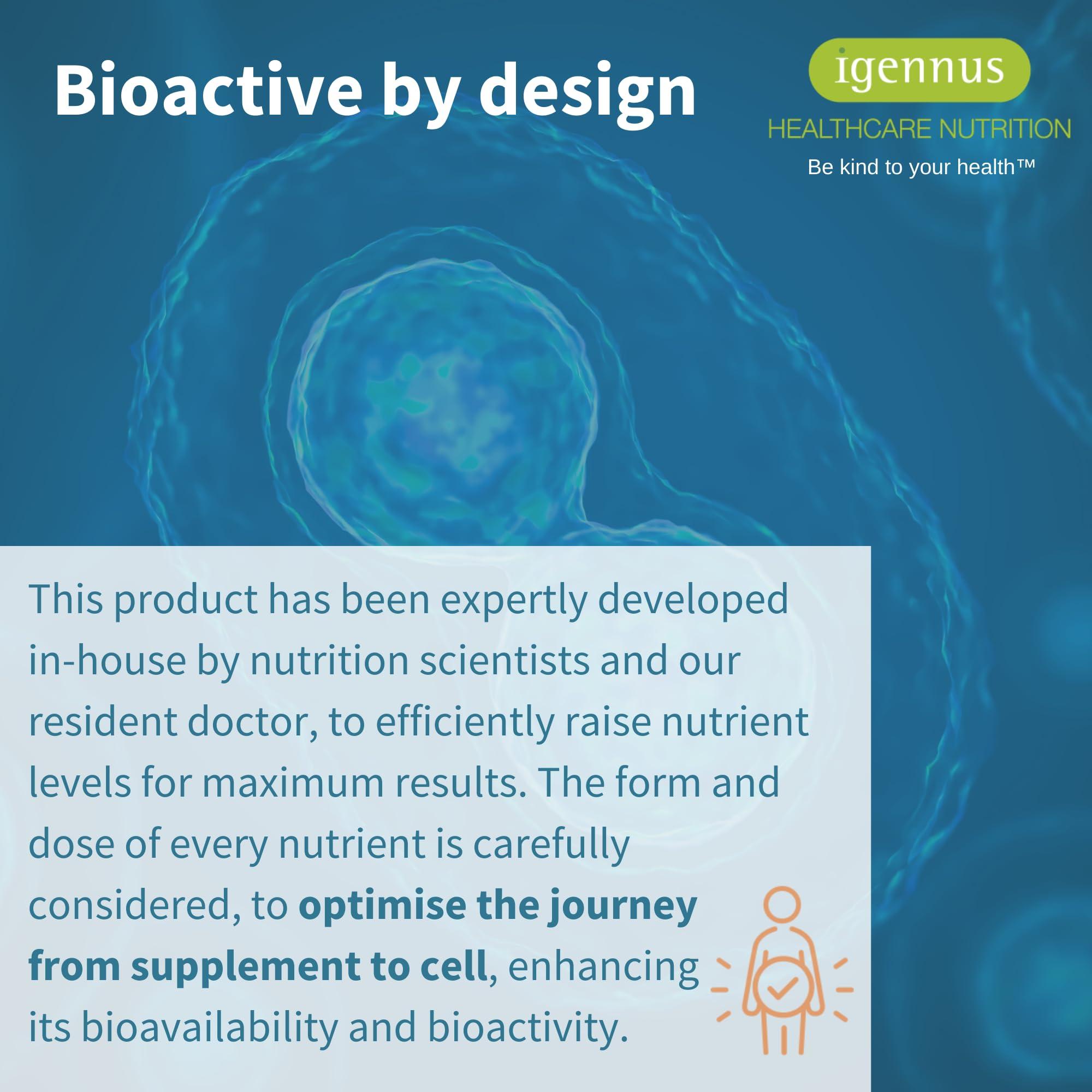 Igennus Healthcare Nutrition Igennus Pharmepa Restore, 1000mg Pure EPA Triglyceride Form Omega-3 Fish Oil, Highly Absorbable rTG Form, 90% Concentration, Wild & Sustainable, Lemon Flavour, 60 Softgels