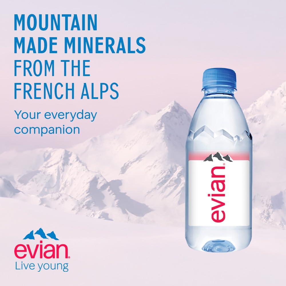 evian Evian Still Mineral Water 330 ml (Pack of 24)