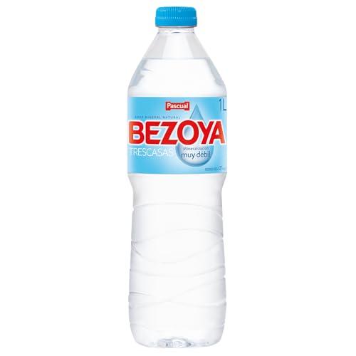 Pascual Bezoya Natural Mineral Water - Pack of 6 x 1L