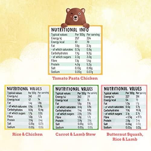 Baby Likes Baby Likes Halal Organic Baby Meals Mixed Combo Pack from 7 months 4 x 130g