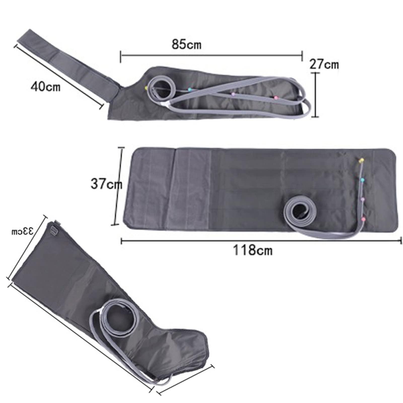 FreshCart Basics Leg Air Compression Massager for Circulation - Cavity Lymphatic Drainage Machine for Foot Ankles Calves, Electric Pain Relief Relaxation Tool for Legs and Waist