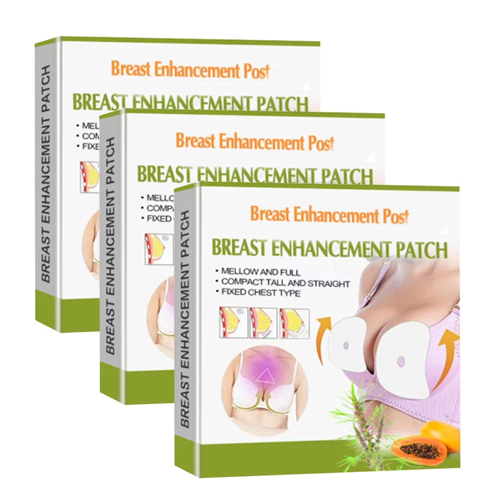 Bamideo 2024 New Breast Enhancement Patch, Ginger Breast Enhancement Patches, Breast Enhancement Upright Lifter Enlarger Patch, Breast Enhancement Mask,Skin Tighting for Improve Sagging (3box)