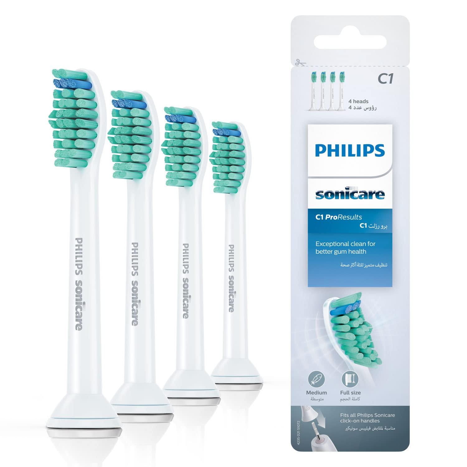 Philips Philips Sonicare Original ProResults Standard Sonic Toothbrush Heads - 4 Pack in White (Model HX6014/07)
