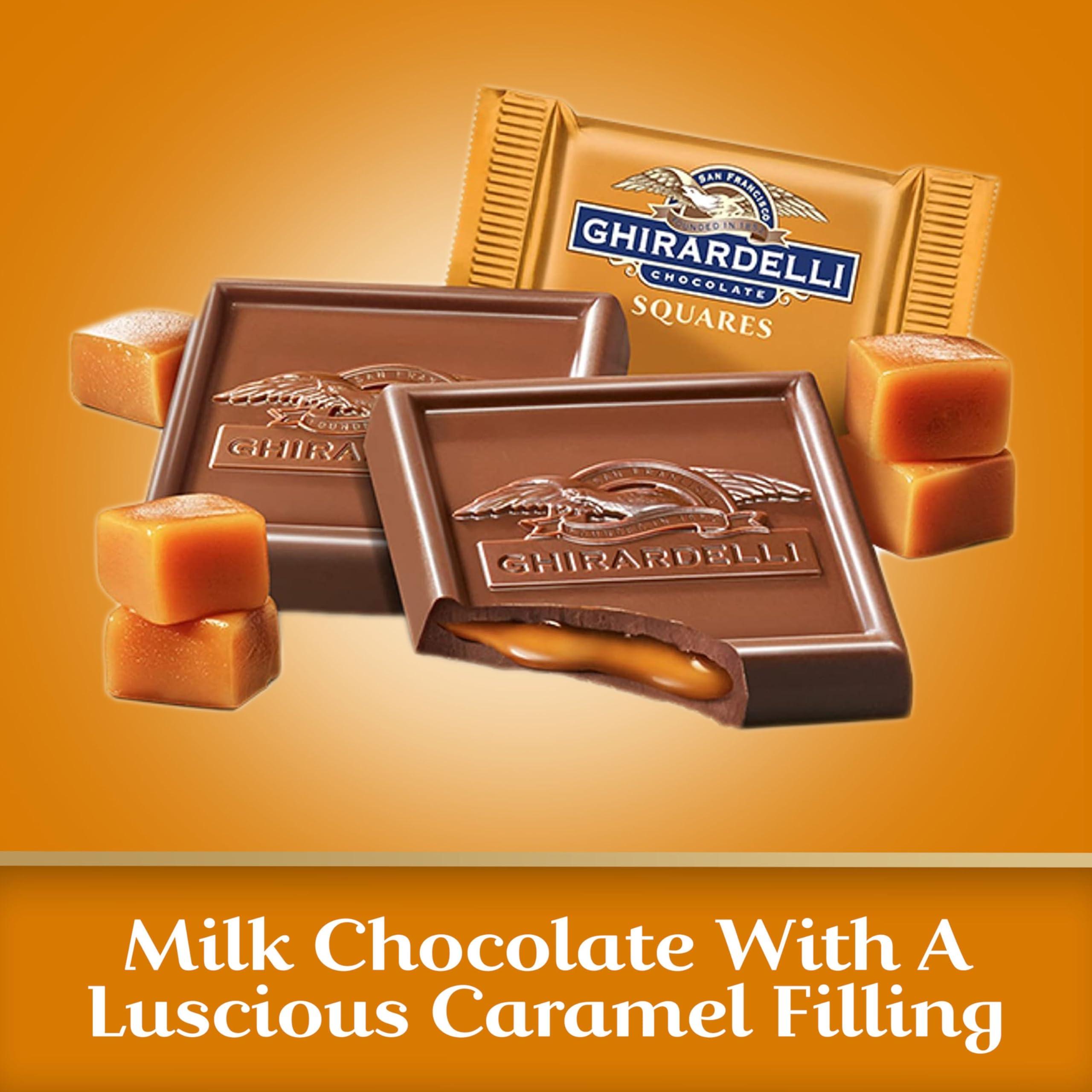 Ghirardelli Ghirardelli Milk and Caramel Squares XL Bag, 15.96 Ounce/453 Grams