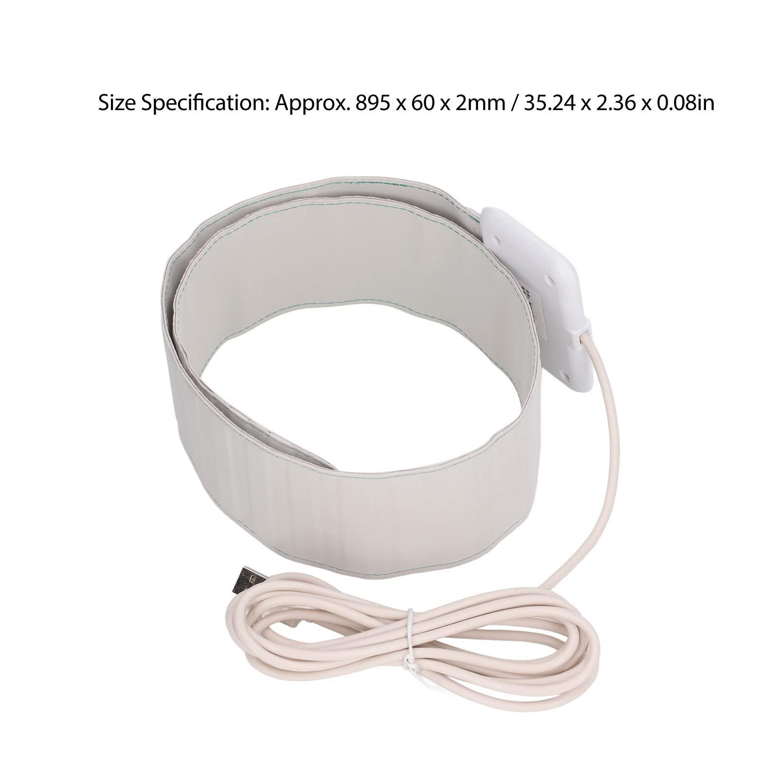 Fockety Sleep, Realtime Response No Delay Non Contact Acquisition Heart Rate Respiration Rate Sleep Tracking Pad Rollable Lightweight Sleep Sensor Pad for Hospitals, Bedrooms