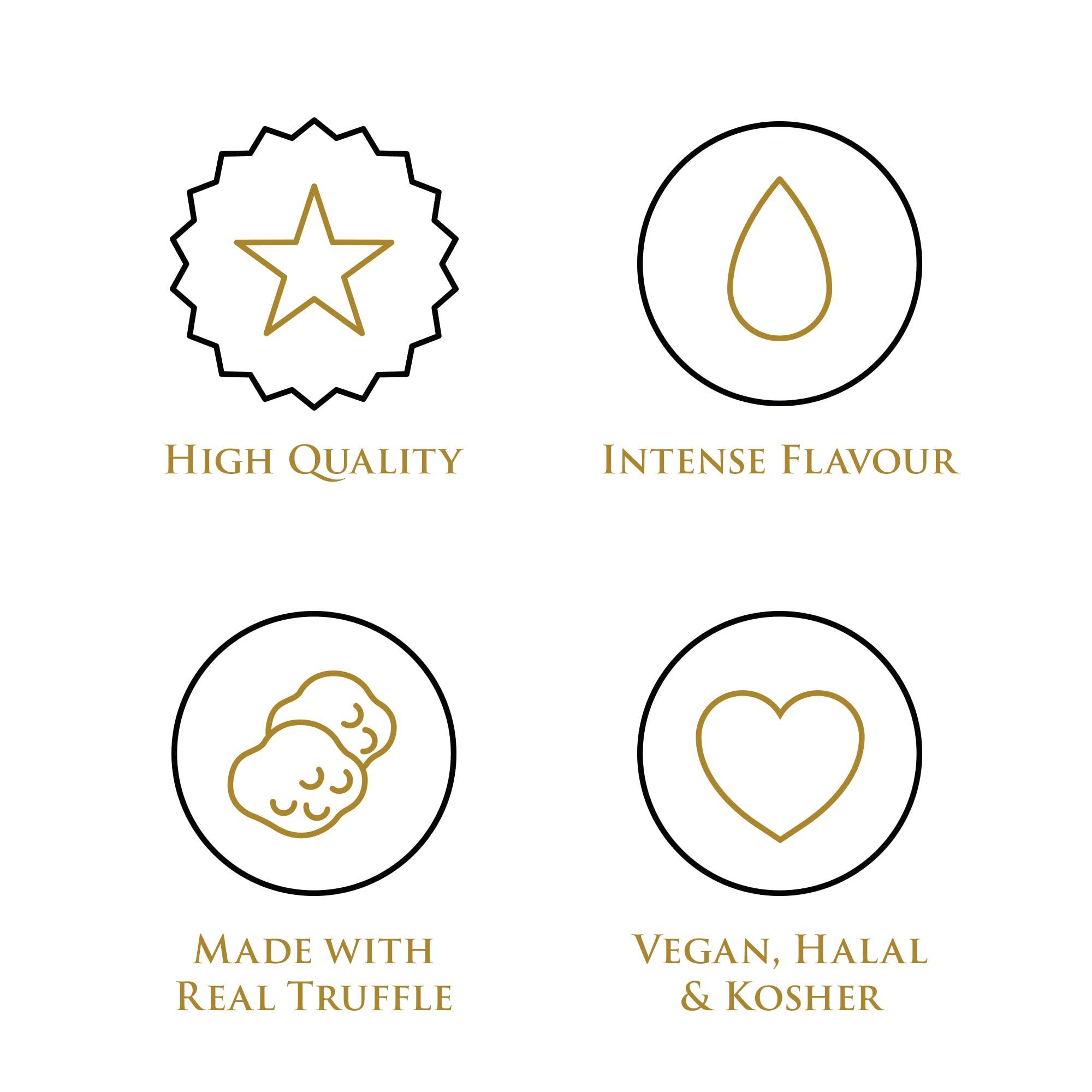 TruffleHunter TruffleHunter - White Truffle Oil - Extra Virgin Olive Oil for Cooking & Seasoning - 250 ml