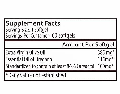 Zane HELLAS Probably the best oregano oil products Zane Hellas Oregano Oil Softgels. Extra Strength. Every Softgel Contains 20% Greek Essential Oil of Oregano. 100 mg Carvacrol per Softgel.60 Softgels.