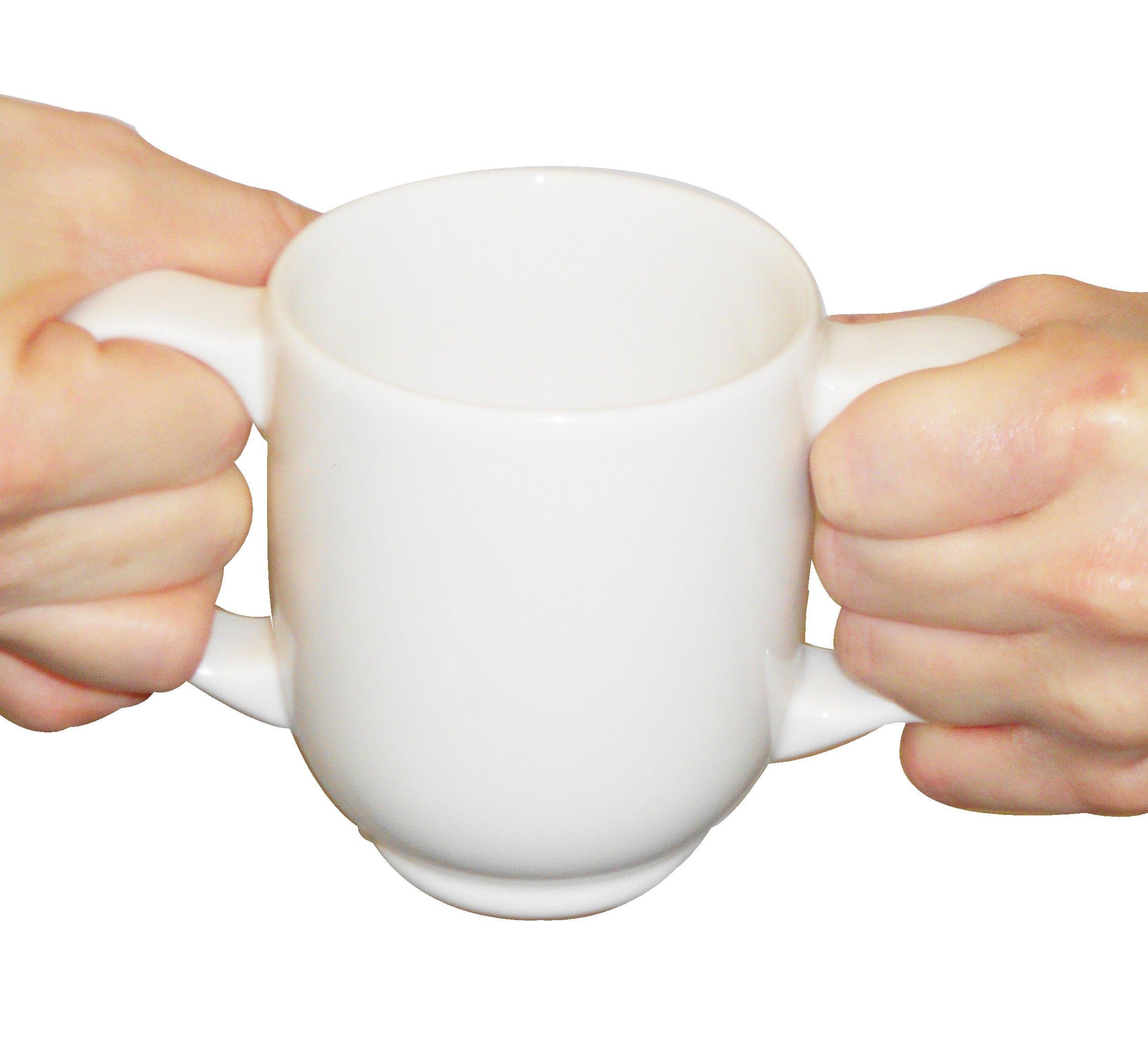 NRS Healthcare NRS Healthcare Wade Dignity Two Handled Mug - White