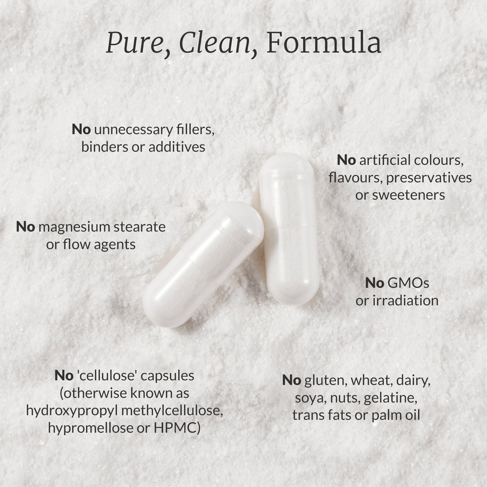 puramins Vitamin C 1000mg, Pure High Strength Vitamin C Capsules with No Additives, Fillers or Binders, Ascorbic Acid and Sodium Ascorbate Powder Complex Supplement, 90 Vegan Capsules, Made in UK by Puramins