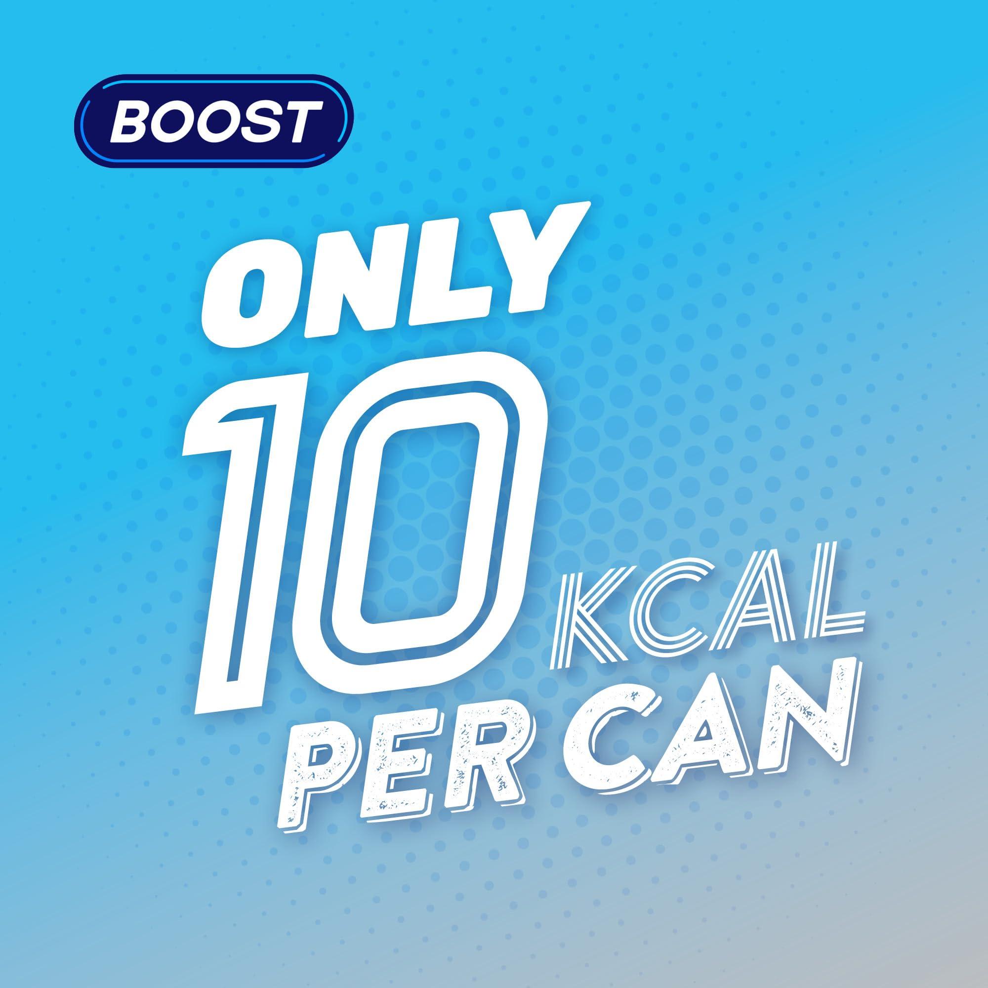 Boost Boost Energy Drink Sugar Free Original - 24 Pack Drinks with Caffeine, Taurine and Vitamin B | Carbonated Energy Drinks | Gluten Free Vegan Low Calorie Zero Sugar Fizzy Drinks | 24x250ml