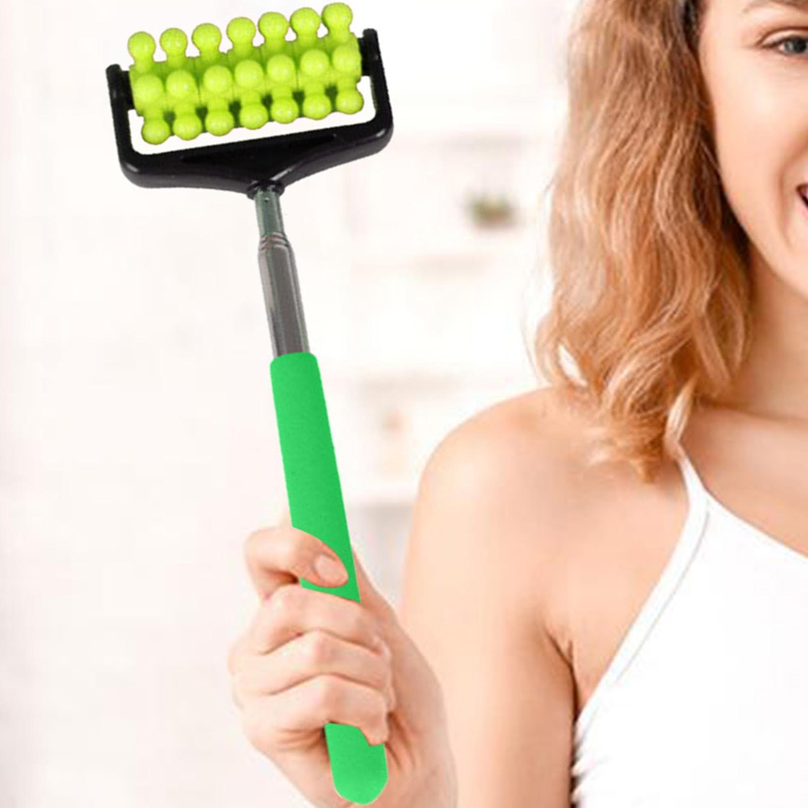 fanelod fanelod Telescopic Roller Massager | Silent Muscle Roller Stick - Back Massage Roller Stick, Adjustable Scratch Roller Massager for Men Women, Household Massager Stick