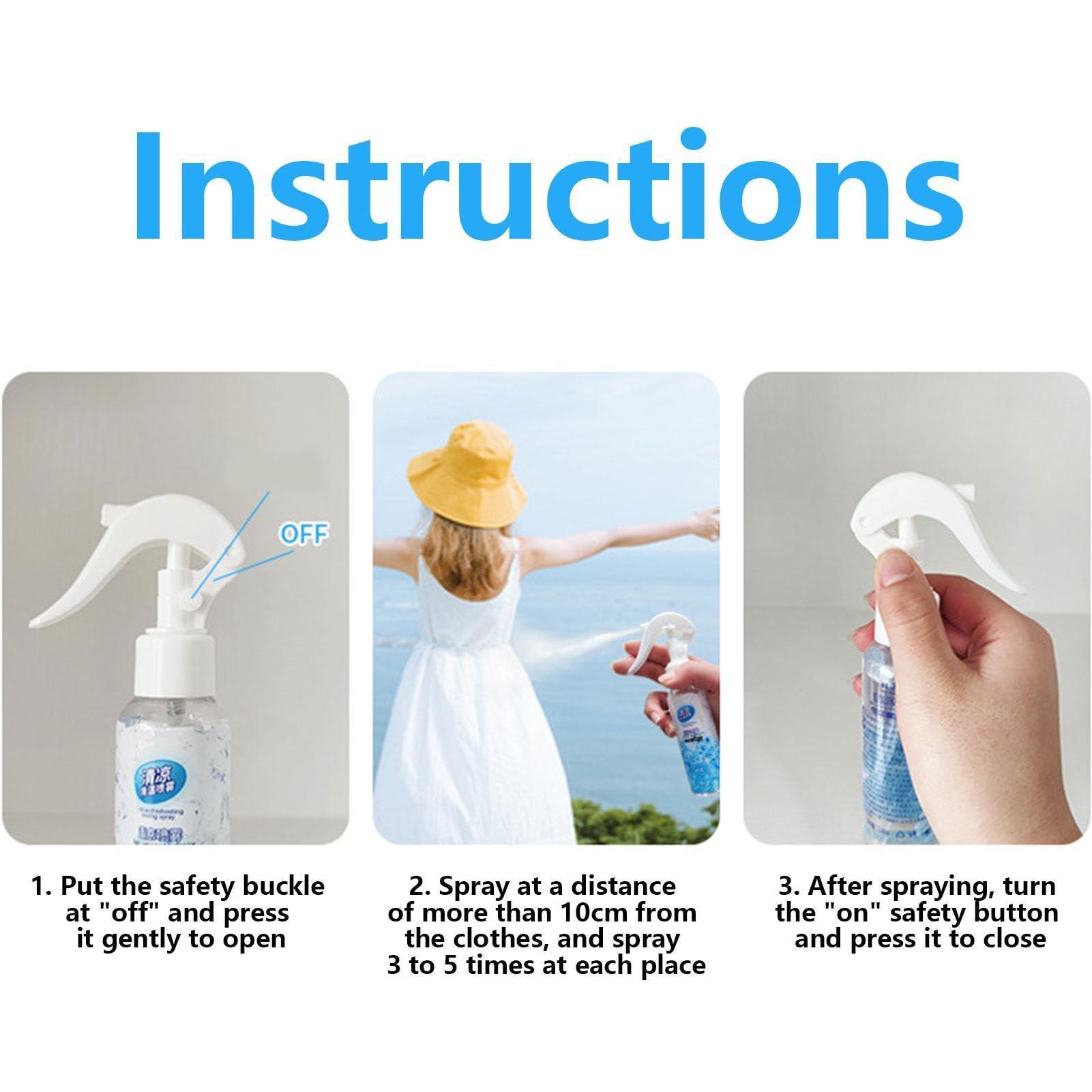 FreshCart Basics Cooling Face Mist - Instant Cooling 100ml Spray for Face and Body | Summer Cooling Accessories to Keep Cool in the Heat, Cooling for Outdoor Workers, Babies, Children and