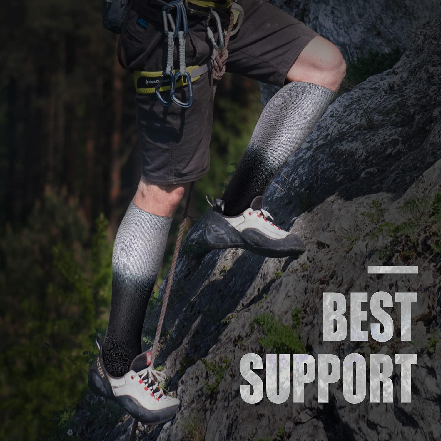 Aoliks Tie-dye Compression Socks for Women & Men Circulation 20-30 mmHg- Best Support for Softball, Nurses, Running, Hiking, Medical