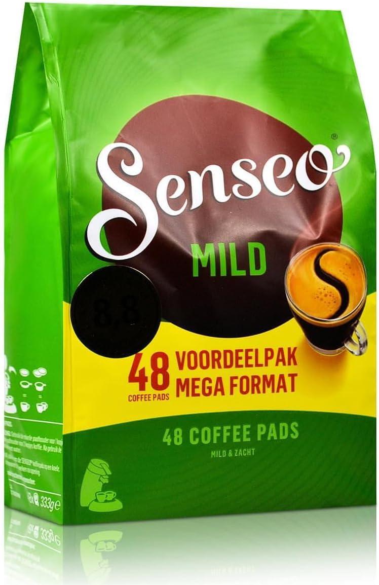 Senseo Douwe Egberts Senseo Coffee Pods Pick Any 3 packs (48 Coffee Pods Each Pack) from 8 Blend Inc: Classic, Espresso, Strong, Extra Strong, Mild, Gold(100% Arabica), Mocca, Decaf Total 144 Pods Mega Pack