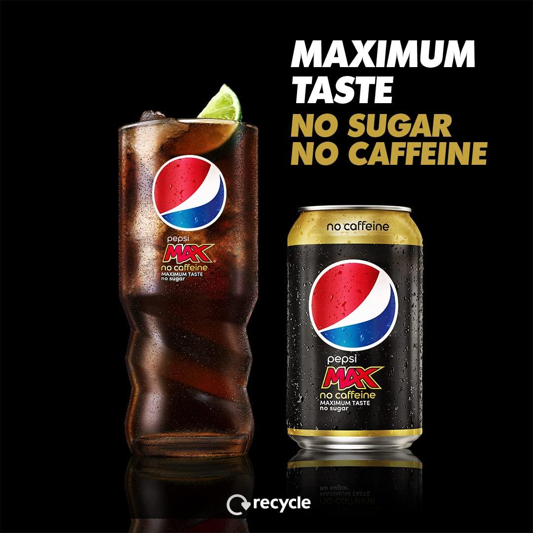 Pepsi Pepsi Max 24pk x 330ml No Caffeine (Pack of 2)