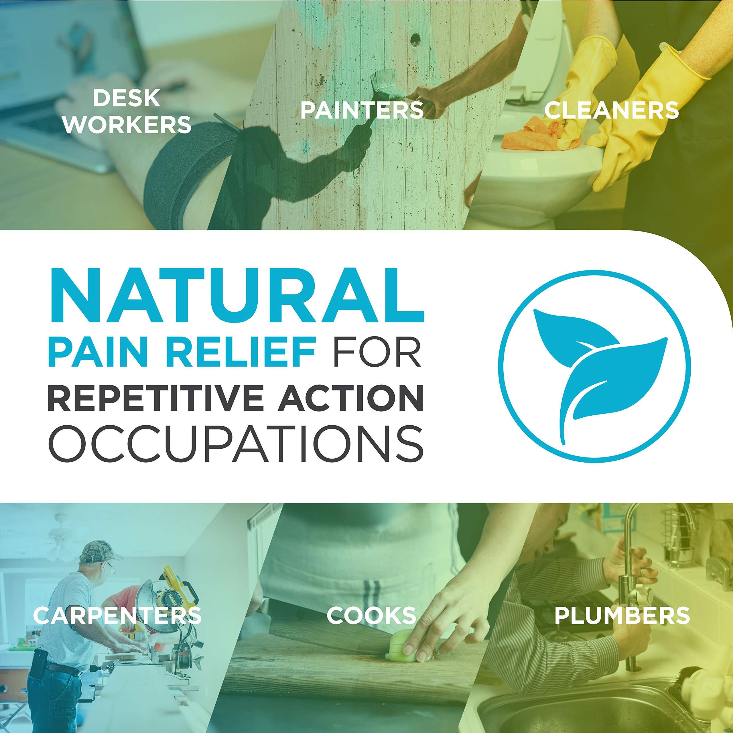 BraceAbility BraceAbility Counterforce Brace - Tendonitis Strap Support Band for Tennis & Golfers Elbow Pain