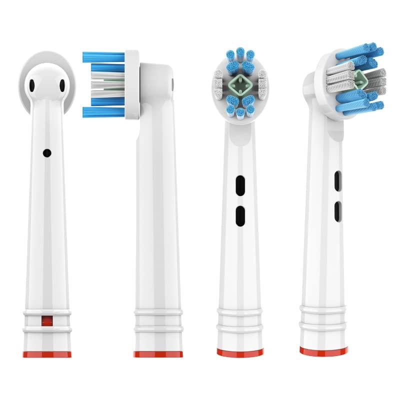 The Little Eco Company The Little Eco Company Recyclable Oral-B Compatible Toothbrush Head Set FREEPOST Recycling Service 6 Pack | Electric Toothbrush Head | Deep Clean & Polish Set