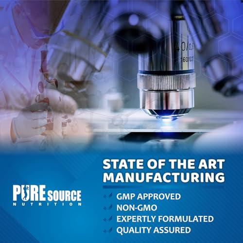 Pure Source Nutrition Inulin Powder High Grade Prebiotic Soluble Fibre Powder - Vegan GMO Free Made in EU from Natural Chicory Root Fructo OligoSaccharide FOC by Pure Source Nutrition (250g)