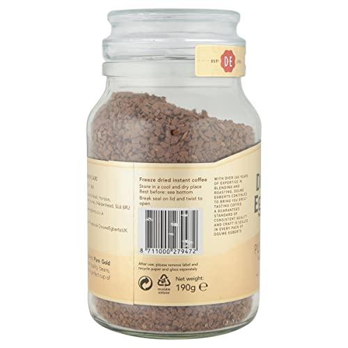 Douwe Egberts Douwe Egberts Pure Gold Medium Roast Instant Coffee 190g (Pack of 6 Jars, Total 1.14kg)