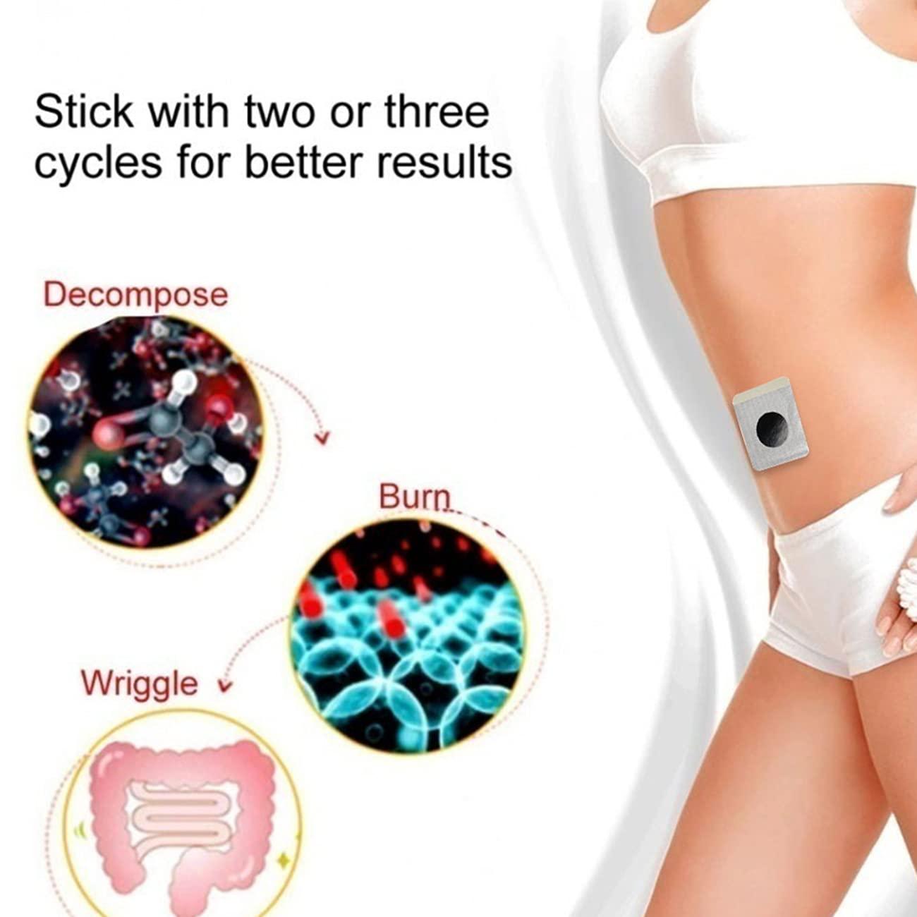 Lnobern ZhiLianZhao Navel Sticker, Herbal Traditional Chinese Medicine Slimming Tummy Patches, Belly Adhesive Traditional Natural Herb, for Men And Women Unisex,100PCS