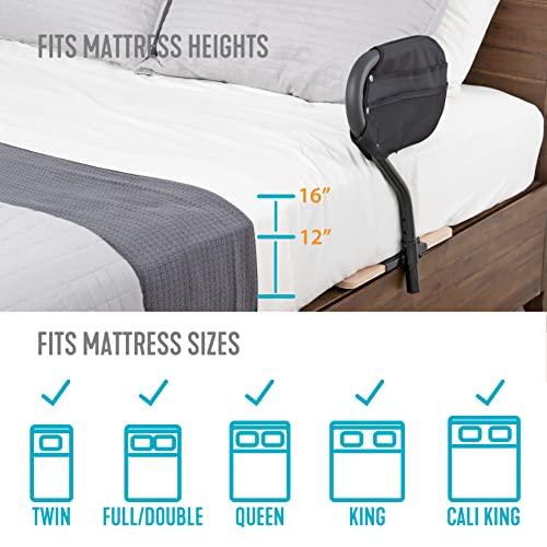 Stander Stander BedCane, Adult Bed Rail and Support Handle, Height Adjustable Elderly Stand Assist with Organizer Pouch (Eligible for VAT Relief in the UK)