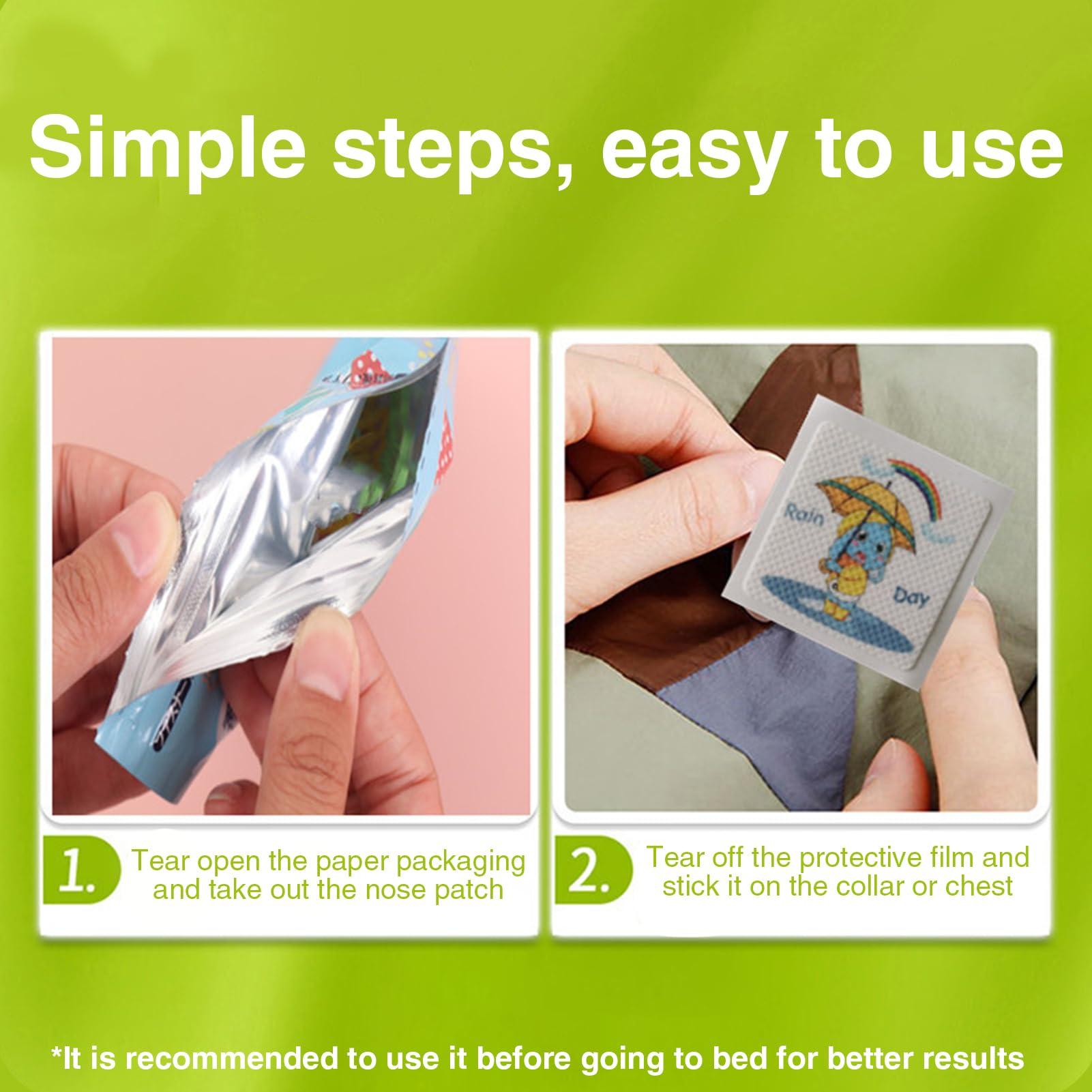 Neamou Stuffy Nose Relief Baby Patch, Natural Patch | Cough Relief Patch, Sleeping Patches for Kids Over 6 Months, Facilitate Breathing Neamou