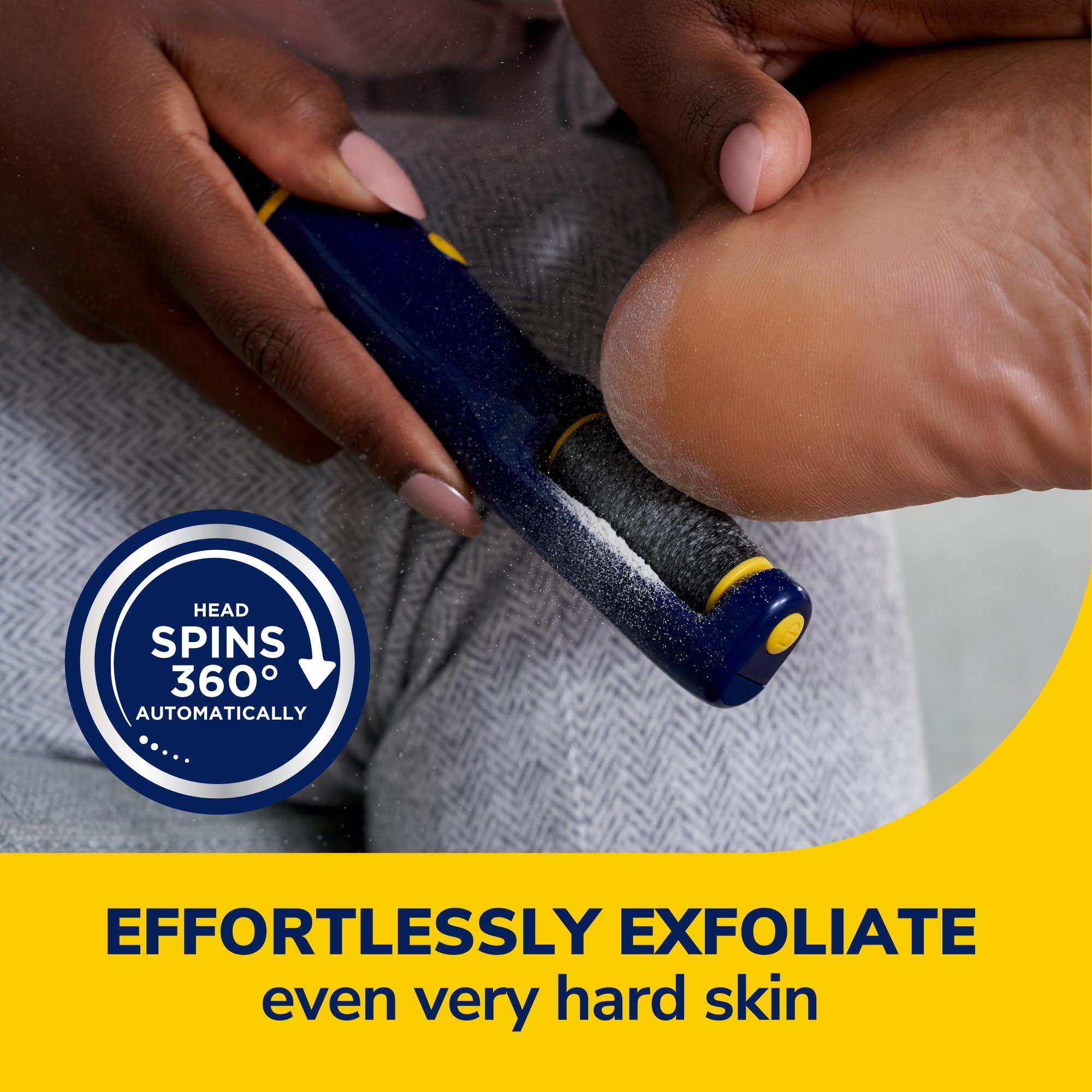 Dr. Scholl's Dr. Scholl's Callus Remover Electronic Foot File, Electric Hard Skin Removal for Feet, Effortless Soft Smooth Skin in Minutes, Perfect for Travel, for Women & Men, AAA Batteries Included