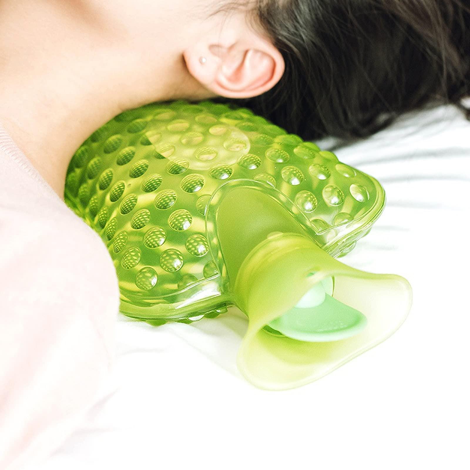 TEmkin Silicone Heater Hot Water Bottle with Cervical Spine Hot Compress