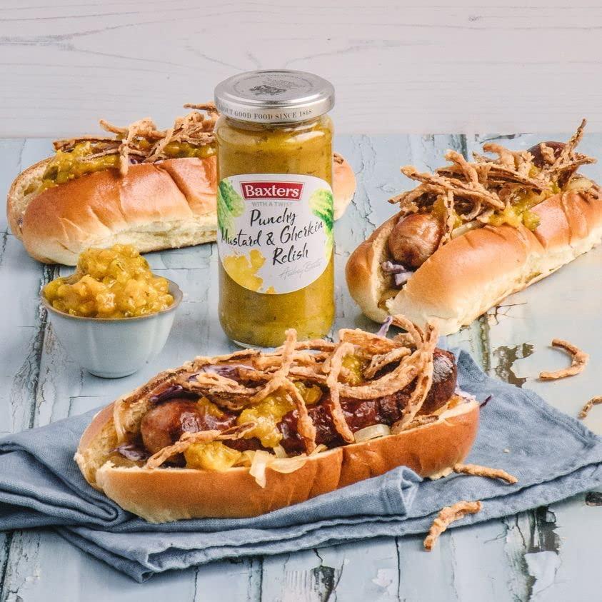 Baxters Baxters Punchy Mustard and Gherkin Relish, 225 g (Pack of 6)