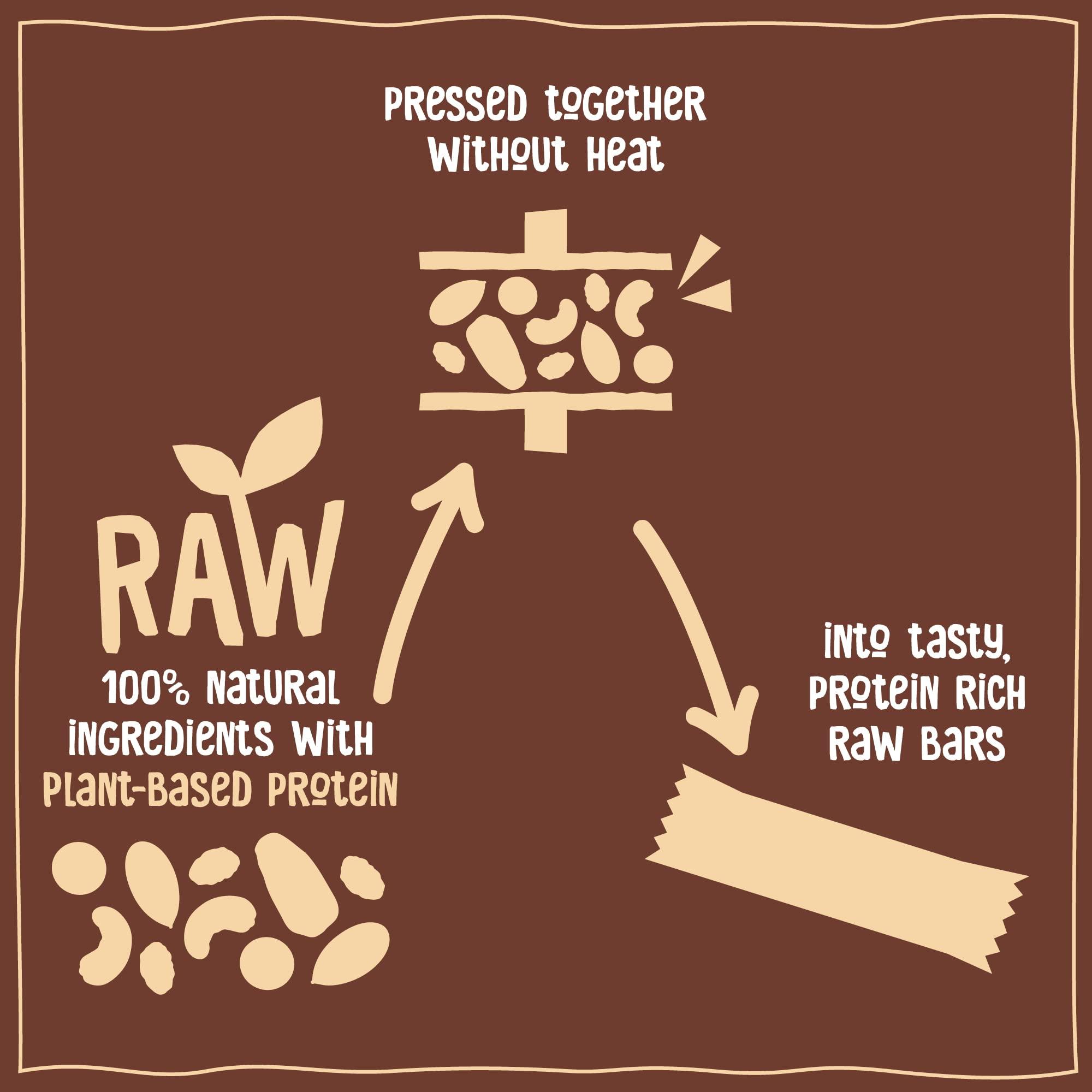 Nakd Nakd Cocoa Hazelnut Protein Bar - Vegan - Gluten Free - Healthy Snack, 45g (Pack of 36 bars)