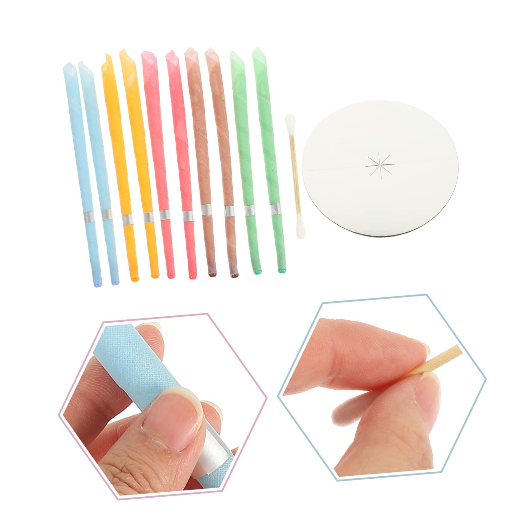 FOMIYES FOMIYES Ear Care Candle Kit with Protective Disks for Safe Ear Wax Removal Natural Beeswax Tools for Home Use Cleaning for Adults