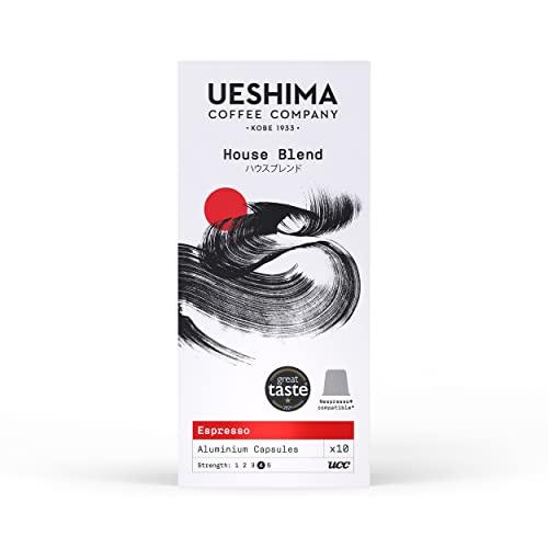 Ueshima Coffee Company Ueshima House Blend Coffee Capsules - 12 Packs of 10 Capsules (120 Cups)