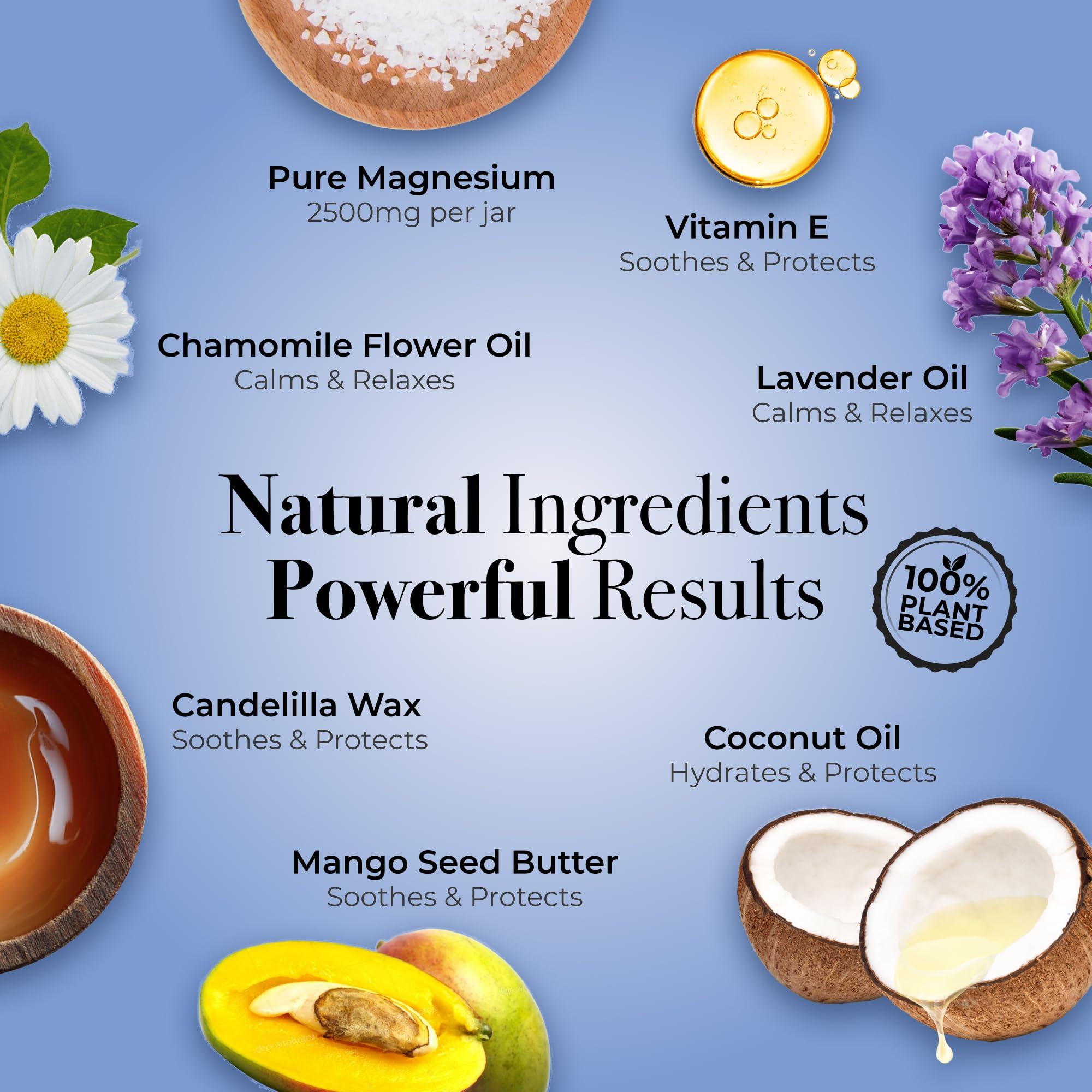 NaturallyMum Kids Magnesium Bedtime Lotion for Better Sleep | All-Natural Sleeping Aid for Children | Alternative to Melatonin | Lavender & Chamomile Essential Oil | 120ml