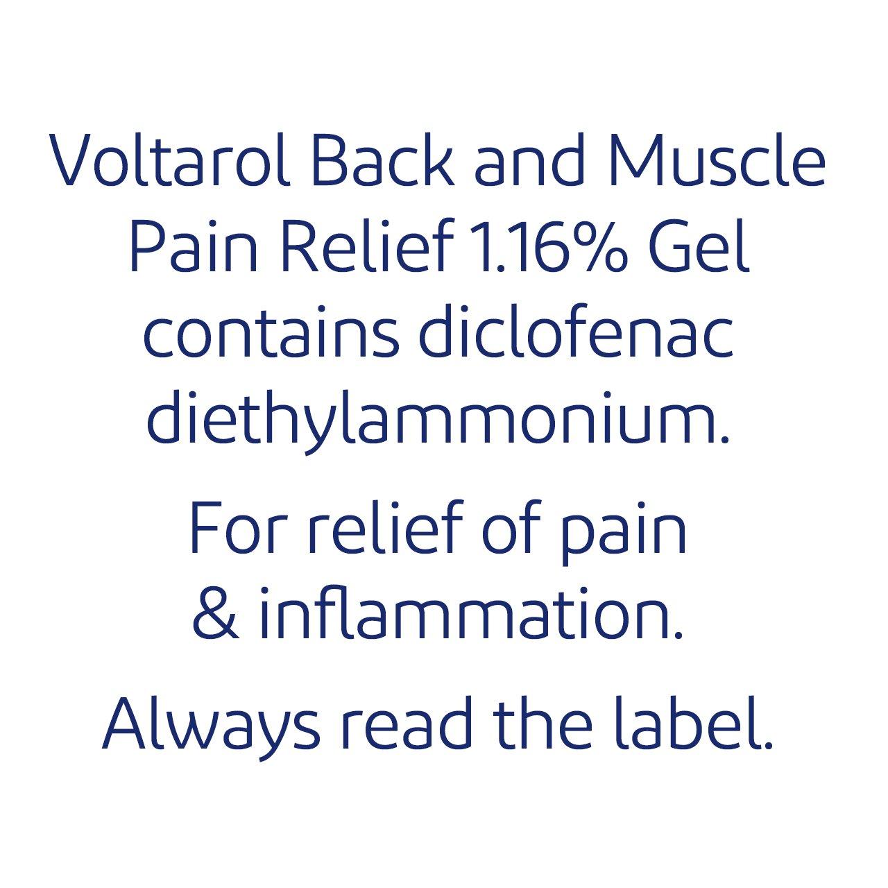 Voltarol Voltarol Back and Muscle Pain Relief Gel With No Mess Applicator, 100 g